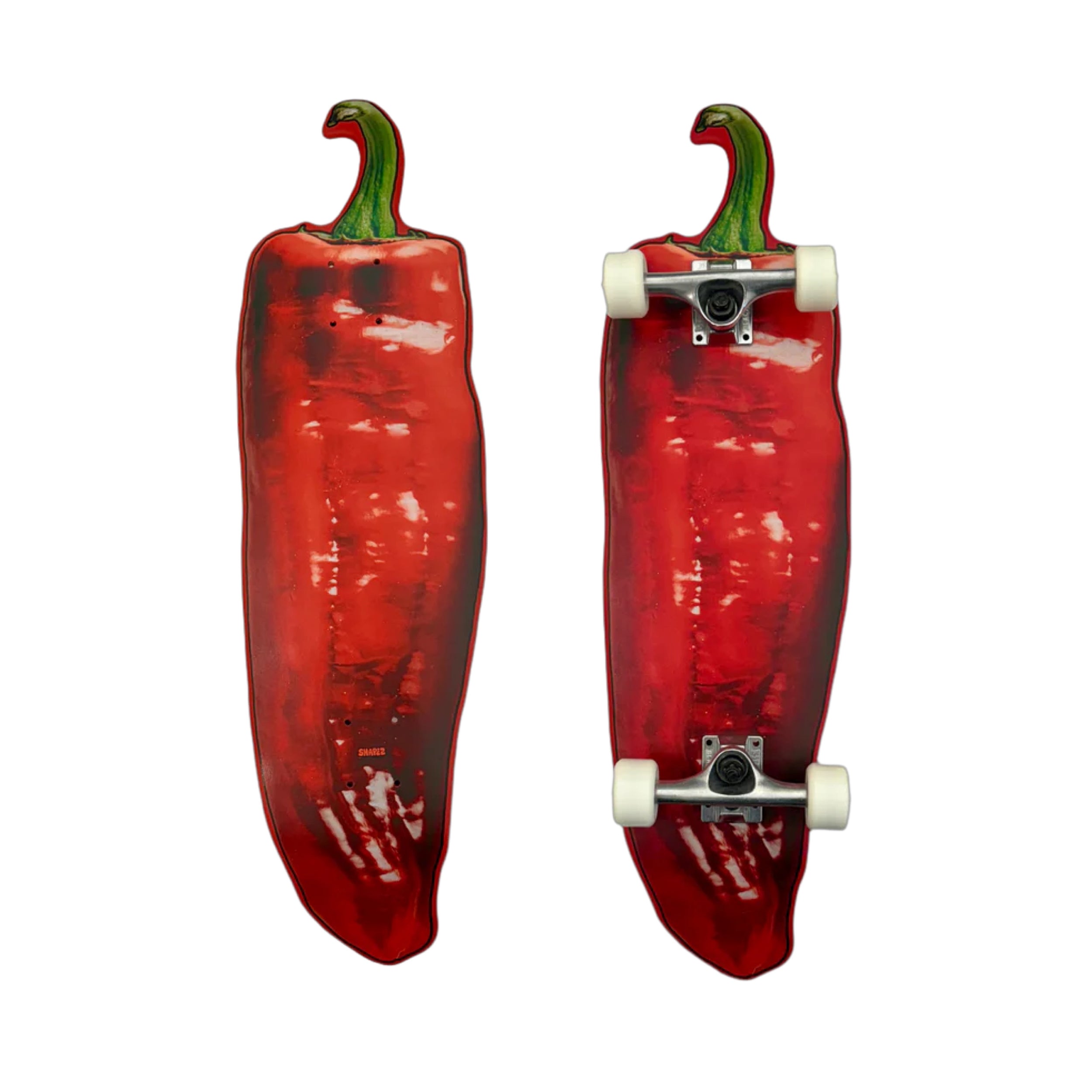 Wholesale Red Pepper Shaped Skateboard Deck