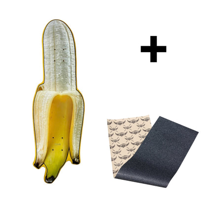 Peeled Banana Shaped Skateboard