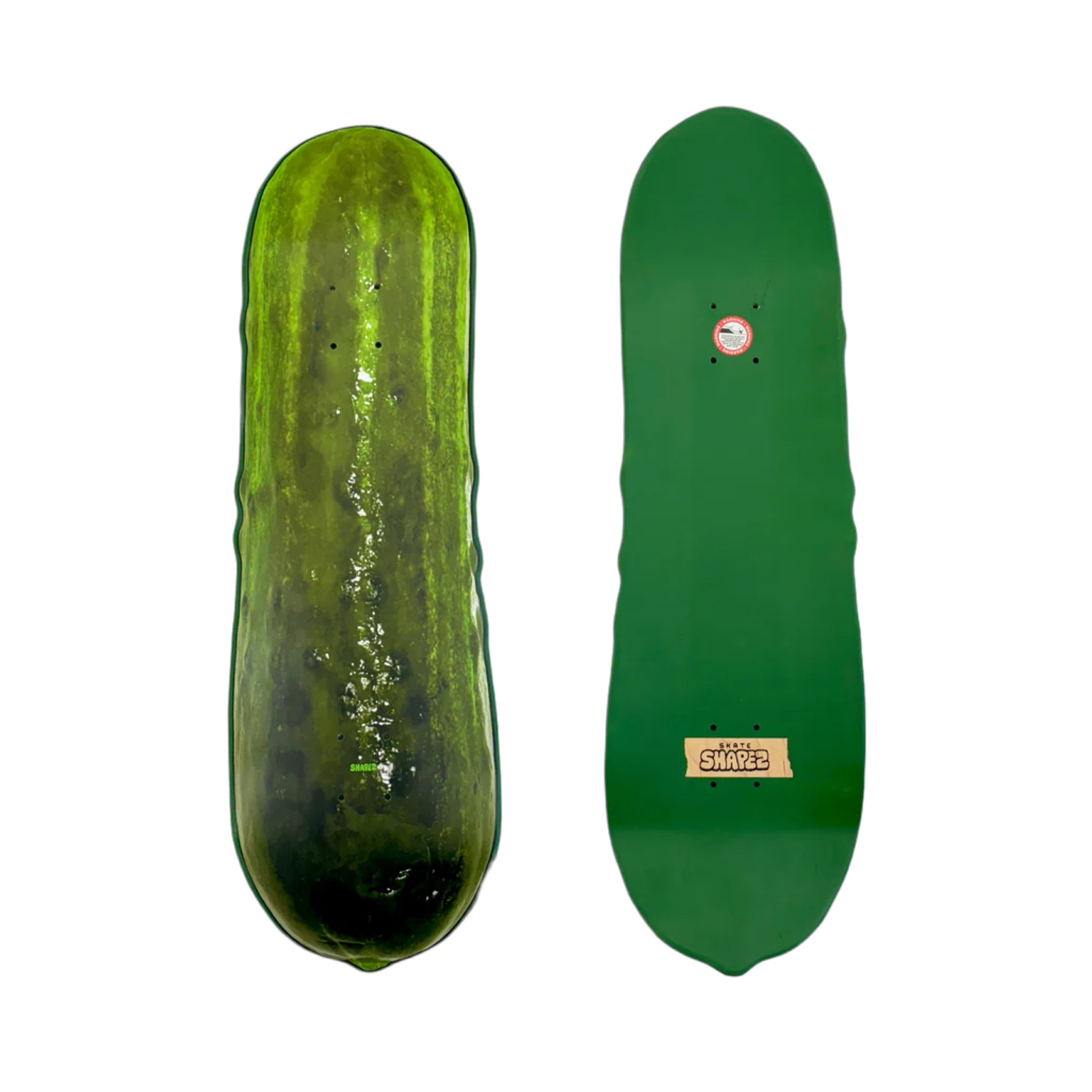 Wholesale Pickle Shaped Skateboard Deck