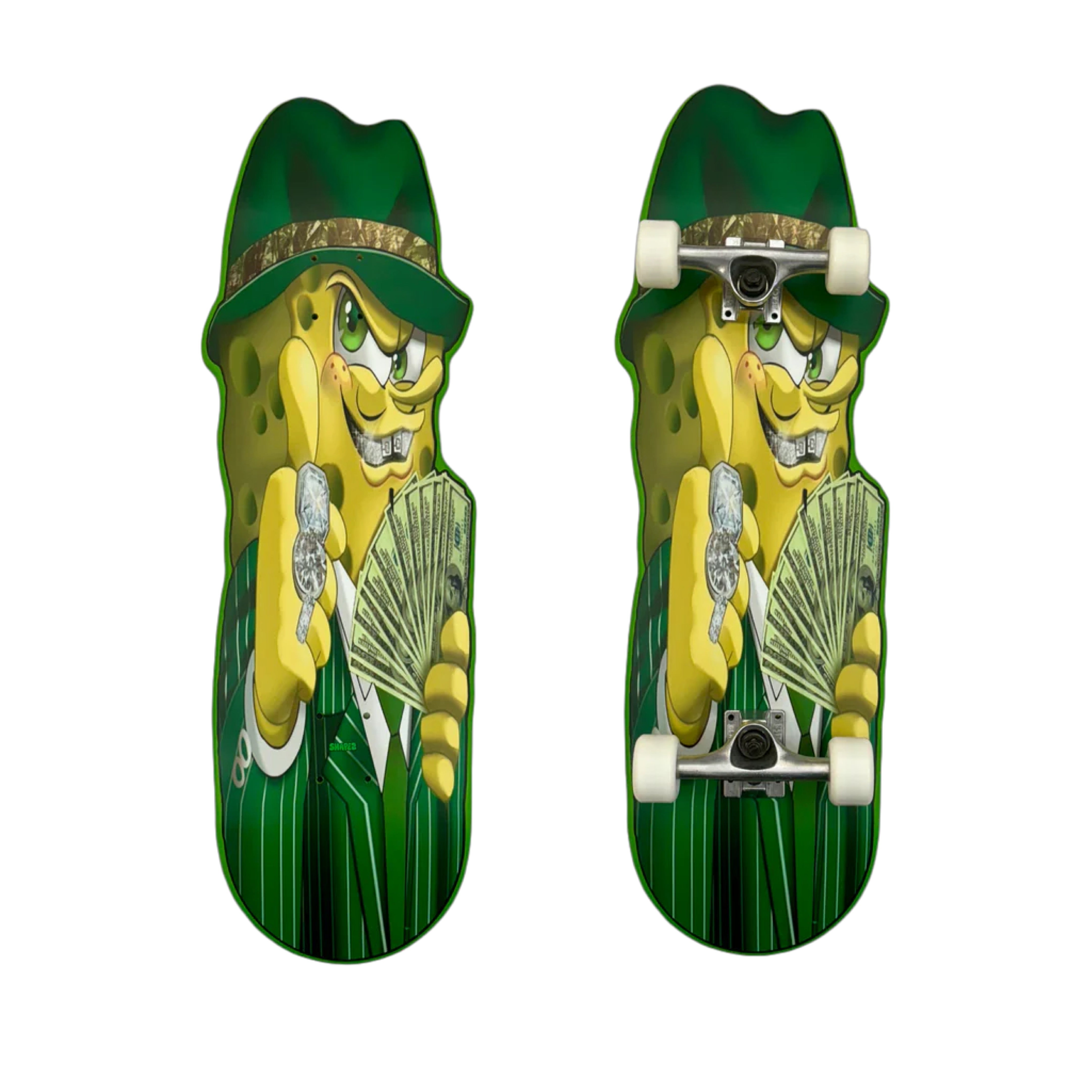 Wholesale Gangster Spounge Shaped Skateboard Deck