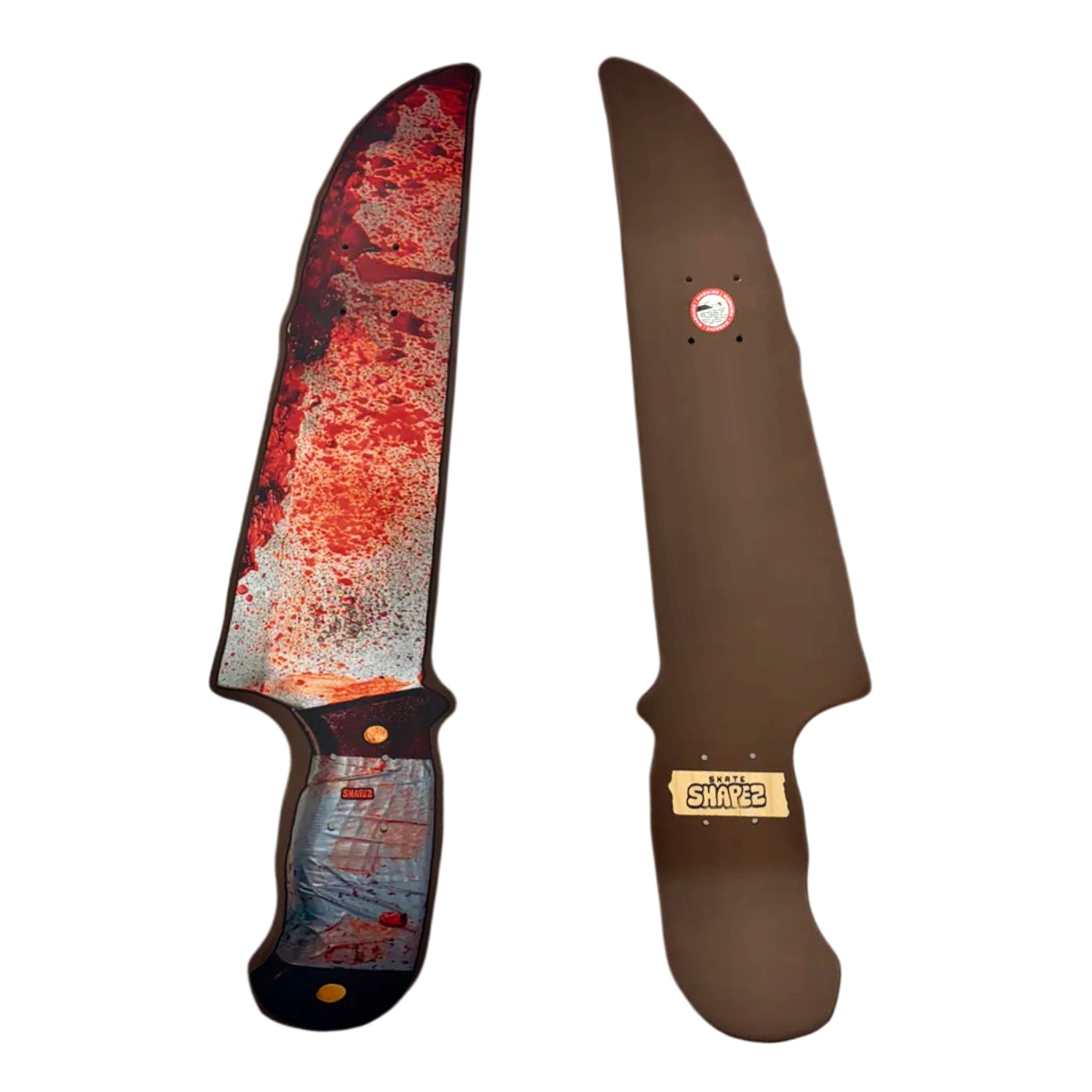 Wholesale Bloody Knife Shaped Skateboard Deck