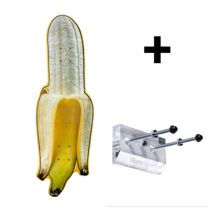 Peeled Banana Shaped Skateboard