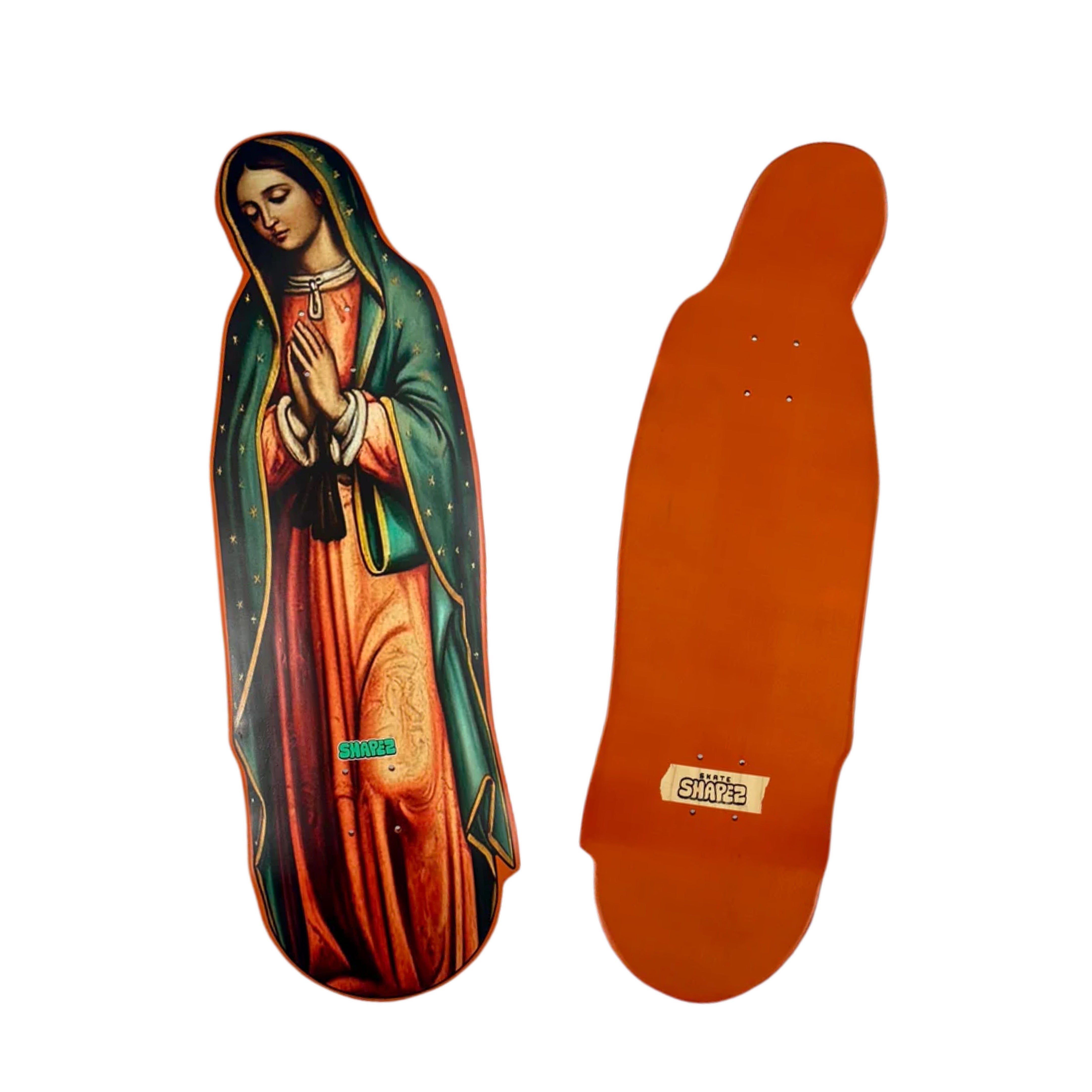 Wholesale Virgin de Guadalupe Shaped Skateboard Deck