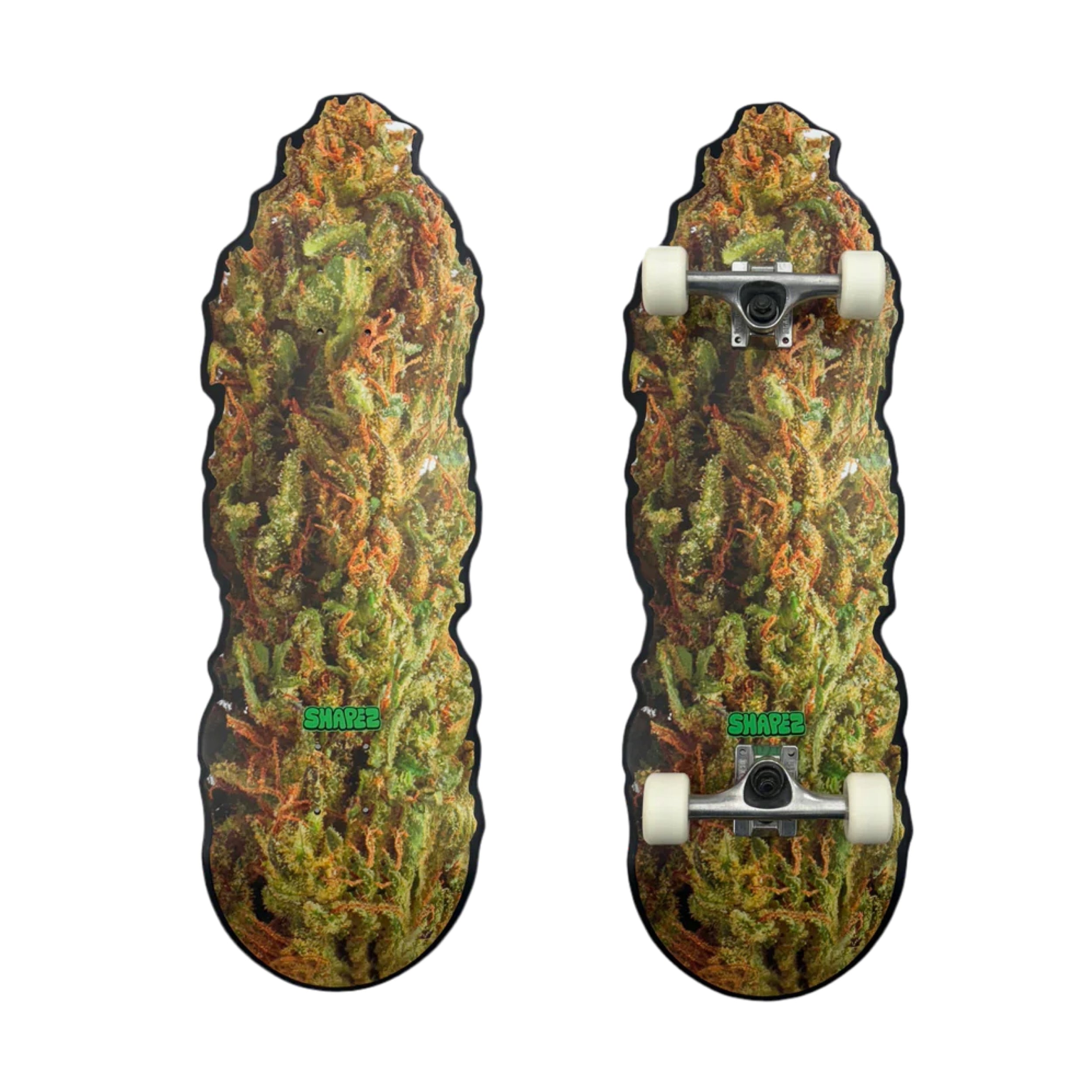 Wholesale Weed Nug Shaped Skateboard Deck