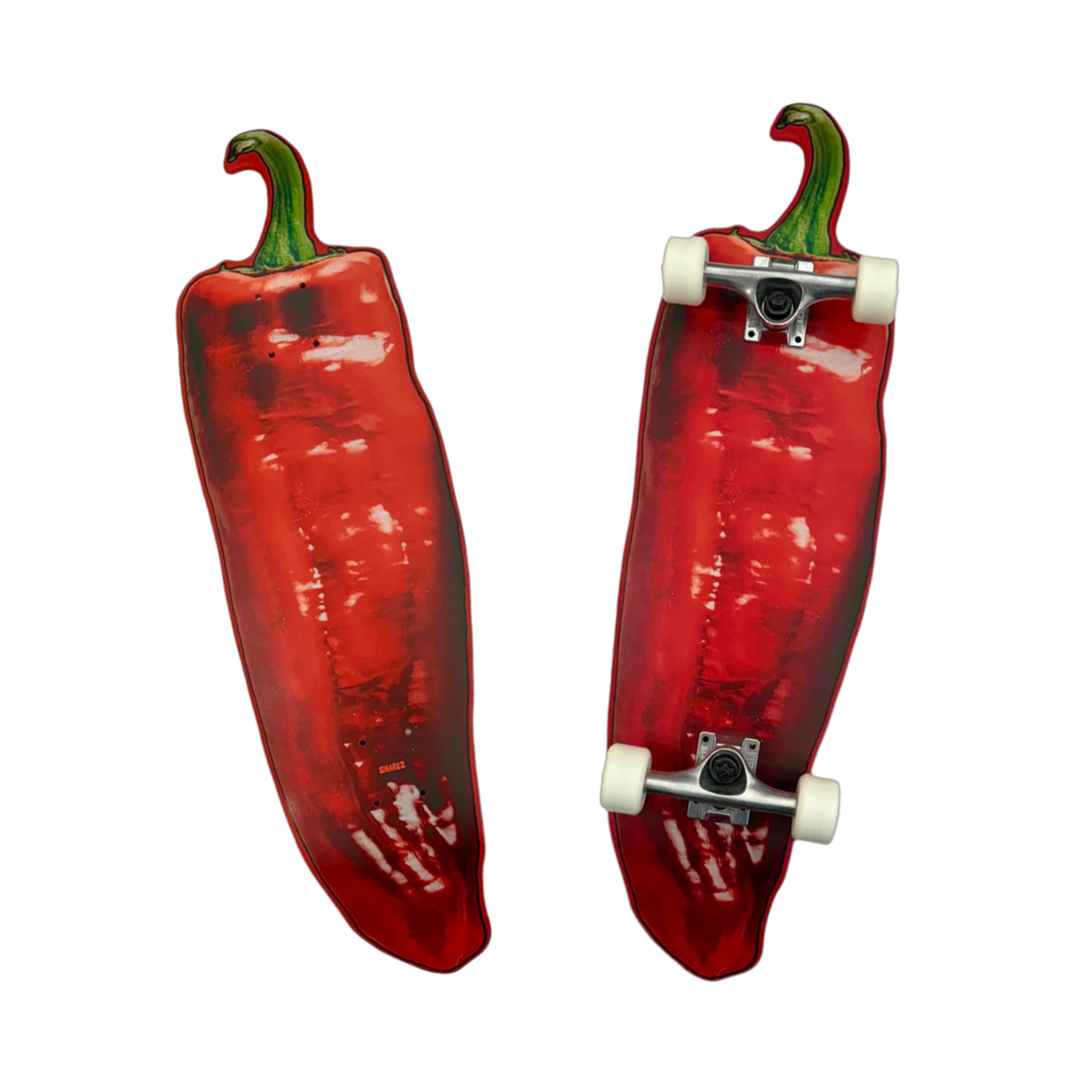 Wholesale Red Pepper Shaped Skateboard Deck