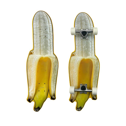 Peeled Banana Shaped Skateboard